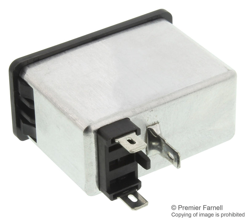 Schaffner FN286-6-06 FN286-6-06 Filtered IEC Power Entry Module C14 General Purpose 6 A 250 VAC 2-Pole Switch