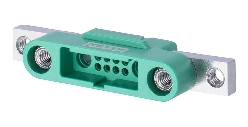 HARWIN G125-32496M5-01-08-01 Connector Housing, Black / Green, Gecko-MT G125, Plug, 10 Ways, 1.25 mm