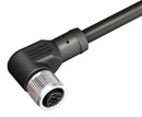 ALTECH CBF12-R44N0-05BPUR CBL ASSY, 4P R/A M12 RCPT-FREE END/16.4