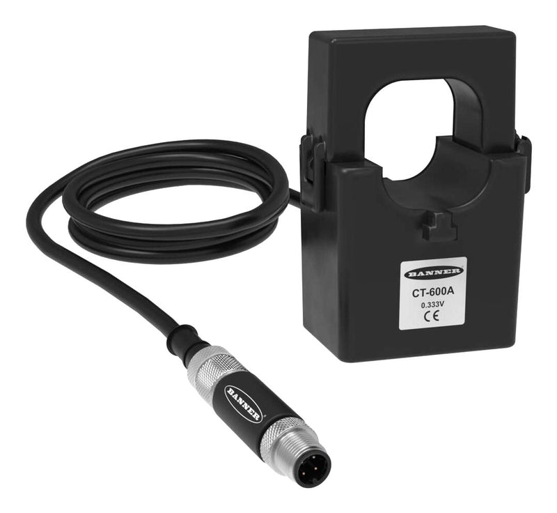 BANNER ENGINEERING S15C-CT600A-MQ Signal Converter, 600 A, Current Transformer, Modbus, 1 Channels, 30 VDC