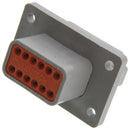 DEUTSCH - TE CONNECTIVITY DT04-12PA-L012 Automotive Connector Housing, DT, Receptacle, 12 Ways, AMP DT Series Size 16 Pin Contacts