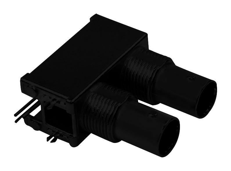 AMPHENOL RF 031-6577 RF / Coaxial Connector, BNC Coaxial, Right Angle Jack, Through Hole Right Angle, 50 ohm