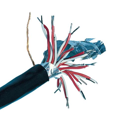 OMEGA 12TX24SPP Thermocouple Extension Wire, Multipair, Type T, 24 AWG, Stranded, ANSI
