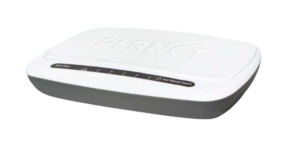 L-COM SW-804 Switch, 8 Ports, Commercial, Fast Ethernet, Desktop / Wall, RJ45 MDI/MDI-X x 8, 10Mbps, 100Mbps
