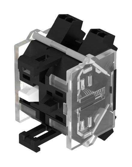 EAO 704.917.4 Microswitch, Snap Action, DPST-NC, Spring Clamp, 6 A