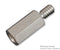 KEYSTONE 8400 SPACER/STANDOFF, HEX, AL, 6.4MM X 9.5MM