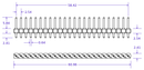 Straight Header - Male, Gold Plating (PTH, 0.1in., 24-Pin)