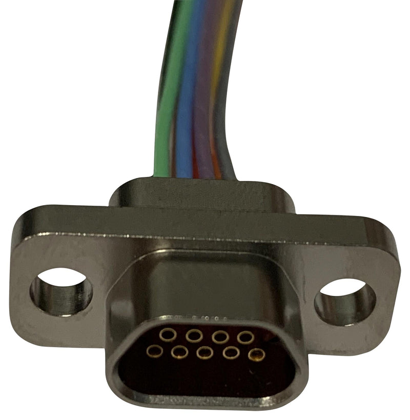 MULTICOMP PRO MP013357 Micro D Cable Assembly, 26AWG, Micro-D Receptacle to Free End, 9 Ways, 18 ", 460 mm, MP Micro-D