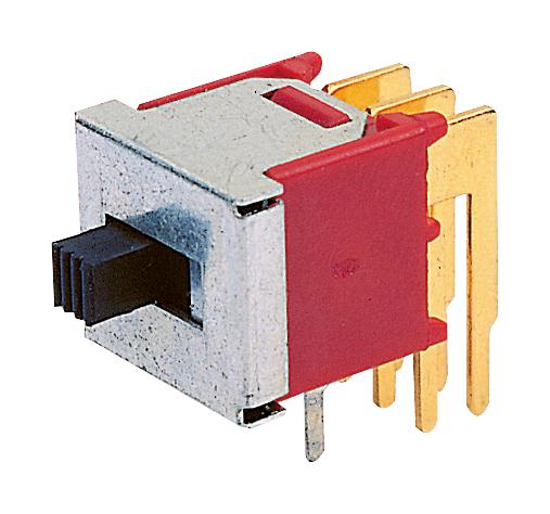 MULTICOMP PRO MP5FD1S102M6RES Slide Switch, Subminiature, DPDT, On-None-On, Through Hole, Right Angle, MP Slide Switches, 20 V