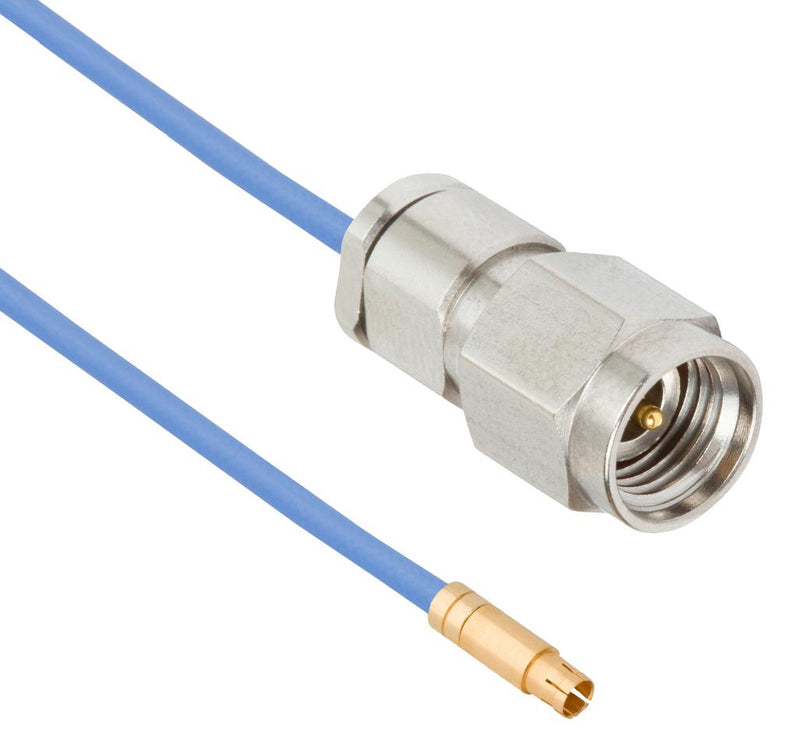 AMPHENOL SV MICROWAVE 7083-0006 CBL ASSY, COAX SKT-2.92MM RP PLUG, 12"