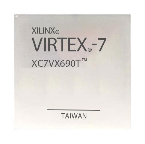 AMD XC7VX690T-2FFG1930C FPGA, Virtex-7, MMCM, PLL, 1000 I/O's, 710 MHz, 693120 Cells, 970 mV to 1.03 V, FCBGA-1930, NCNR