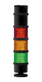 MULTICOMP PRO MP014831 Light Tower, 3 Tiers, Amber/Green/Red, 240 VAC, IP66, Steady, 75.1mm x 339.2mm, 103 dB, -30 to 50 &deg;C