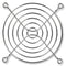 MULTICOMP PRO MCSC92-W2B Fan Finger Guard, Steel - Wire Form, 92mm Axial Fans, 82.5 mm, Black