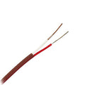 OMEGA TT-J-24-1000 Thermocouple Wire, Duplex, Insulated, Type J, 24 AWG, Solid, 1000 ft, ANSI, PFA, TT Series