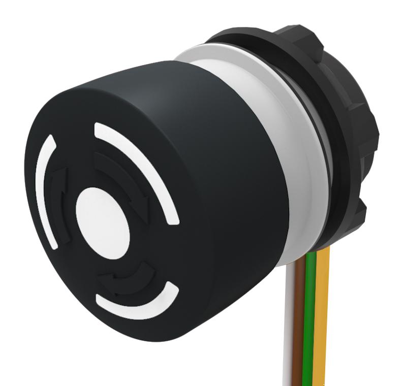 EAO 84-6330.0040 Emergency Stop Switch, SPST-NO, SPST-NC, Twist to Release, Cable, 1.5 A, 250 V
