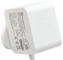 RASPBERRY-PI SC1407 Power Supply, USB-C, 5.1 V, 5 A, White, EU Plug
