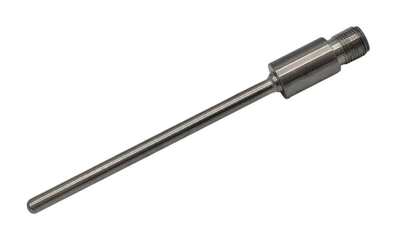 LABFACILITY RPBA-S-6.0-150-B6-12A RTD Sensor, w/M12 Conn, Plain Barrel, Probe, Class A, 100 ohm