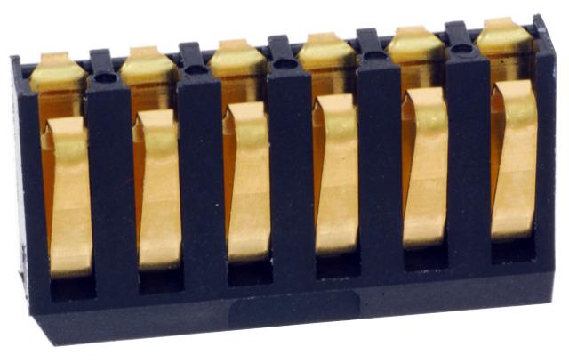 BOURNS 70AAJ-6-M0 MODULAR BATTERY CONTACT, 6 POSITION, 3A