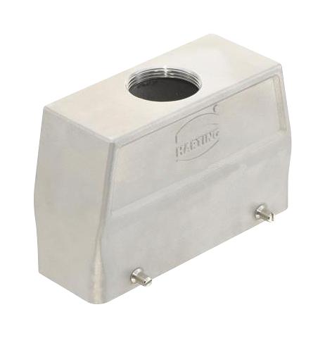 HARTING 19440240427. HEAVY DUTY HOOD, TOP ENTRY, SIZE 24B, SS