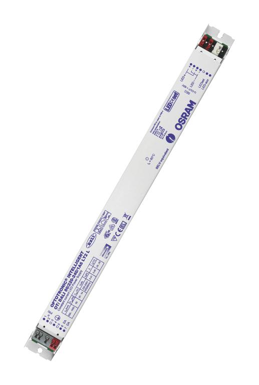OSRAM OTI-DALI-80/220-240/1A6-LT2-L LED Driver, Dimmable, LED Lighting, 80 W, 54 V, 1.55 A, Constant Current, 198 V