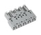 WAGO 770-255 Pluggable Terminal Block, 10 mm, 5 Ways, 20AWG to 12AWG, 4 mm&sup2;, Push In, 25 A