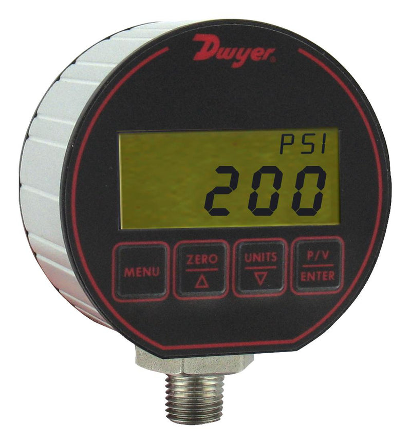 DWYER DPG-108. PRESSURE GAUGE, 500PSI, 1/4"MNPT