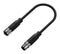 Multicomp PRO MP011276 MP011276 Sensor Cable D Coded M12 Receptacle Plug 4 Positions 1 m 3.3 ft