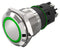 EAO 82-5152.1134 Vandal Resistant Switch, Series 82, 19 mm, SPDT, Momentary, Round