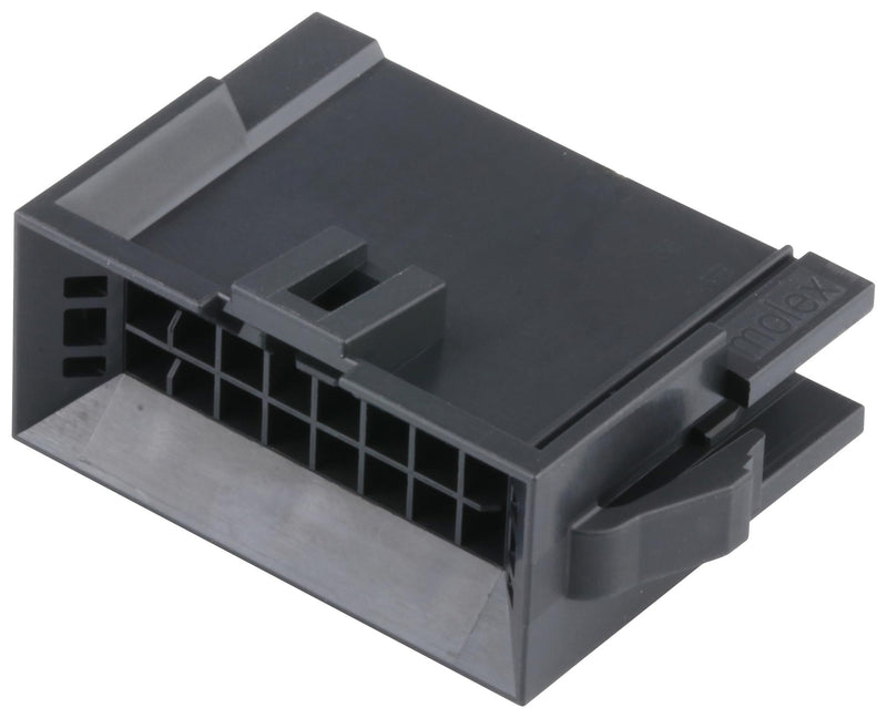 MOLEX 224556-1114. CONN HOUSING, PLUG, 14POS, 2.5MM, BLACK
