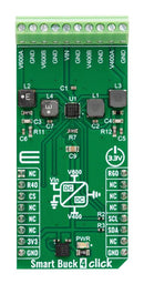 MIKROELEKTRONIKA MIKROE-5750 Add-On Board, Smart Buck 4 Click, mikroLab/EasyStart/mikromedia Starter/Fusion Development Kits