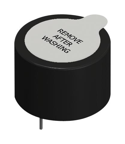 PUI AUDIO AI-2429-TWT-5V-R Transducer, Continuous, 98 dBA, 3 kHz, Through Hole, Internal