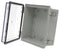 BUD INDUSTRIES PTQ-11043-C ENCLOSURE, PC/GFR, GRAY/CLEAR