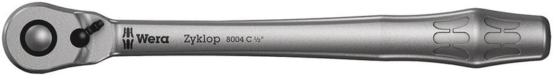 WERA 05004064001 Rachet Handle, Switch Level, 1/2 " Drive, 281 mm Overall, Zyklop Series