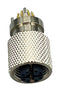 NORCOMP 858-XN8-203RLS4 SENSOR CONN, M12, 8POS, RCPT, CABLE