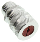 HUBBELL WIRING DEVICES SHC1021 CORD GRIP CONNECTOR, ALUMINIUM, 0.5 IN/12.7MM, ID 0.25IN/6.35MM