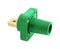 HUBBELL WIRING DEVICES HBLFRBGN High Power Connector, Series 16, Receptacle, 600 V, 400 A, Panel Mount, Screw