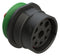 AMPHENOL SINE/TUCHEL AHDP04-24-09SN-WTA CIRCULAR CONNECTOR, RCPT, 24-09, CRIMP