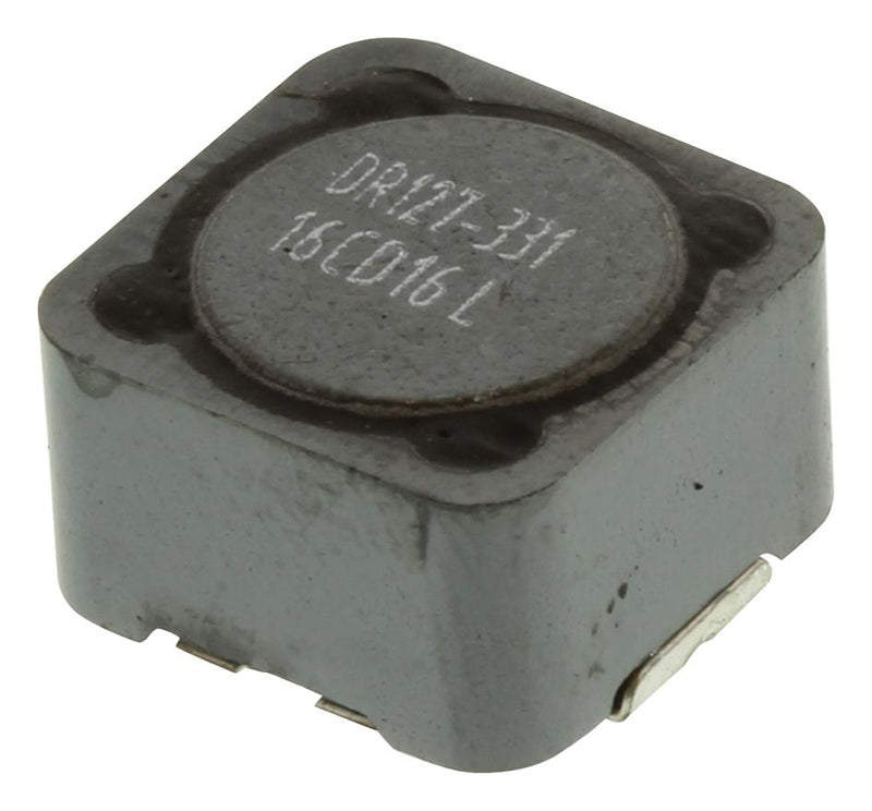 EATON COILTRONICS DR127-331-R Power Inductor (SMD), 330 &micro;H, 1.04 A, Shielded, 2.01 A, DR Series
