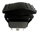 MULTICOMP PRO MPX5-174ANN-NABB-1NN-S Rocker Switch, IP67, On-Off-(On), SPDT, Non Illuminated, Panel, Snap-In, Black