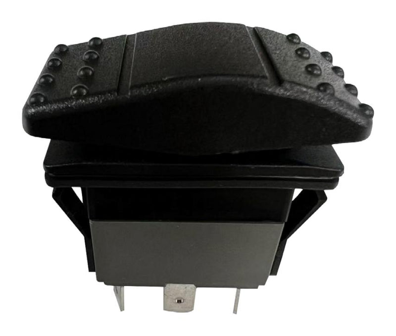 MULTICOMP PRO MPX5-174ANN-NABB-1NN-S Rocker Switch, IP67, On-Off-(On), SPDT, Non Illuminated, Panel, Snap-In, Black