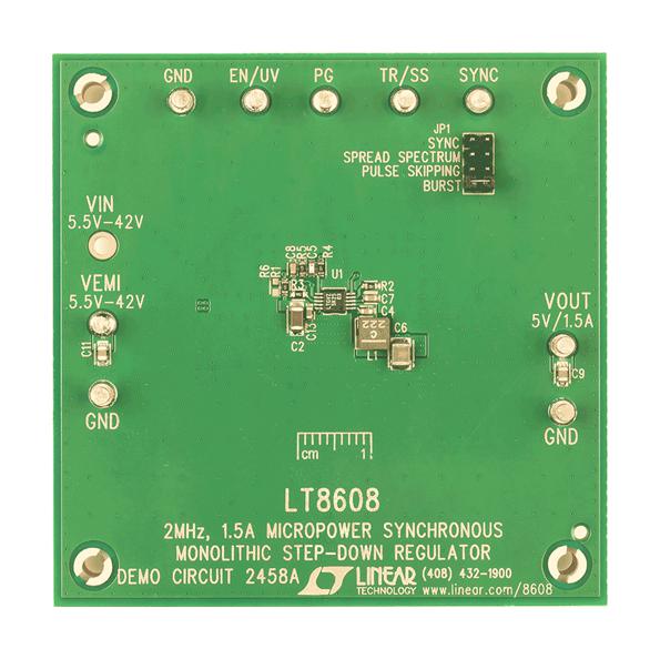 ANALOG DEVICES DC2458A Demonstration Board, LT8608EMSE