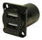 MULTICOMP PRO MP-CP30086 USB Adapter, Black Metal, USB Type A Receptacle, USB Type A Receptacle, USB 2.0