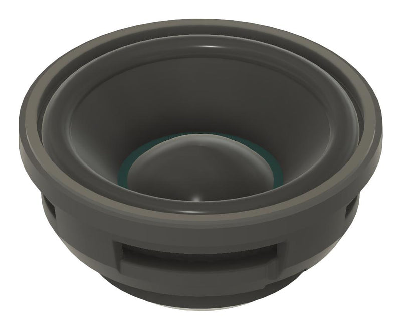 PUI AUDIO AS04008PR-6 Speaker, General Purpose, 170 Hz to 20 kHz, 8 ohm, 4 W, 100 dB, Round, Bare Mount