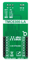 MIKROELEKTRONIKA MIKROE-5910 Add-On Board, Brushless 27 Click, TMC6300, 3-Phase BLDC/PMSM Motor Driver, I2C, 3.3V/5V in