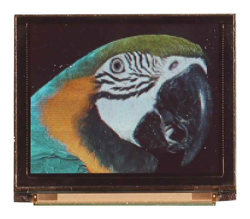 Midas Displays MDOG160128B1Y-RGBM MDOG160128B1Y-RGBM Graphic Oled 160 x 128 Pixels RGB on Black 3V I2C Parallel SPI 39.9mm 48.5mm -40 &deg;C