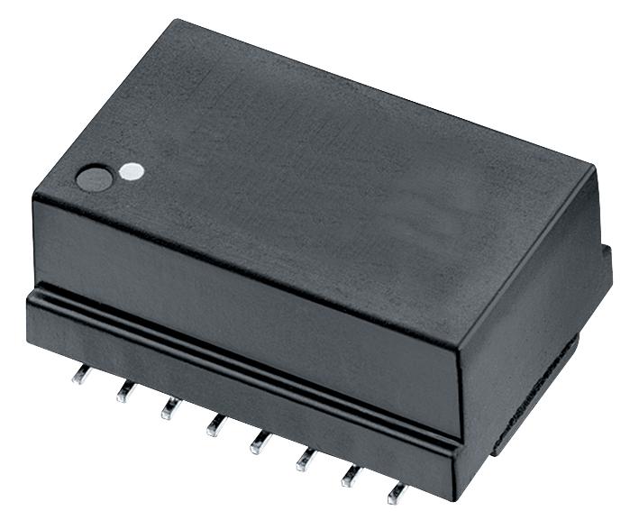 WURTH ELEKTRONIK 749024012 Transformer, LAN, 1 Port, 10/100/1000 Base-T, 350&micro;H, 4000Vrms Dielectric, 1:1 Turn Ratio
