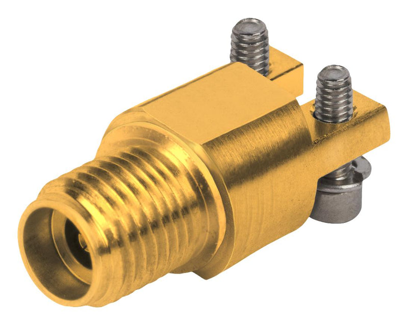 AMPHENOL SV MICROWAVE 1521-60235 RF COAX CONN, 2.92MM JACK, 50 OHM, EDGE