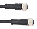 AMPHENOL LTW M12A05FL-12AFL-SB002 Sensor Cable, A Code, Black, M12 Receptacle, M12 Receptacle, 5 Positions, 2 m, 6.5 ft, M Series