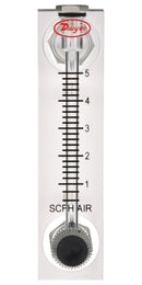 DWYER VFA-34-EC-SS Liquid Flowmeter, 20cc/min to 200cc/min, 10bar, 3.175mm, 5%, End Connections