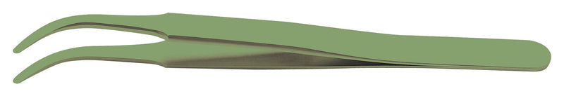 IDEAL-TEK 2AB.SA.T Tweezer, Precision, Curve, Round, Stainless Steel, 120 mm 7640174710508